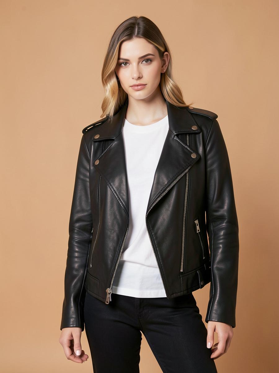 Leather Biker Jacket